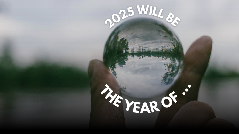 January is the year of predictions so here is what I see when I gaze into my crystal ball: