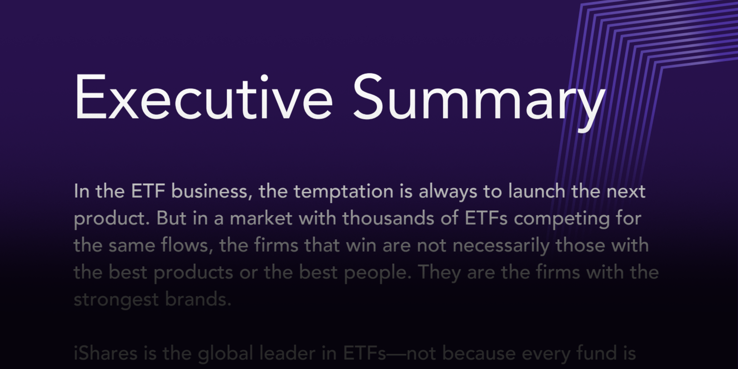 Why iShares Wins Before the First Meeting - Sample Page